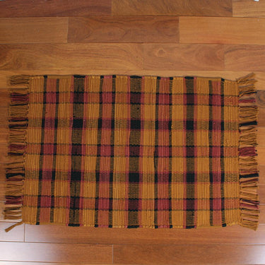 Homestead Gold Rag Rug Runner RB330016 - The Fox Decor